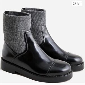 J. Crew  rib cuff ankle boots